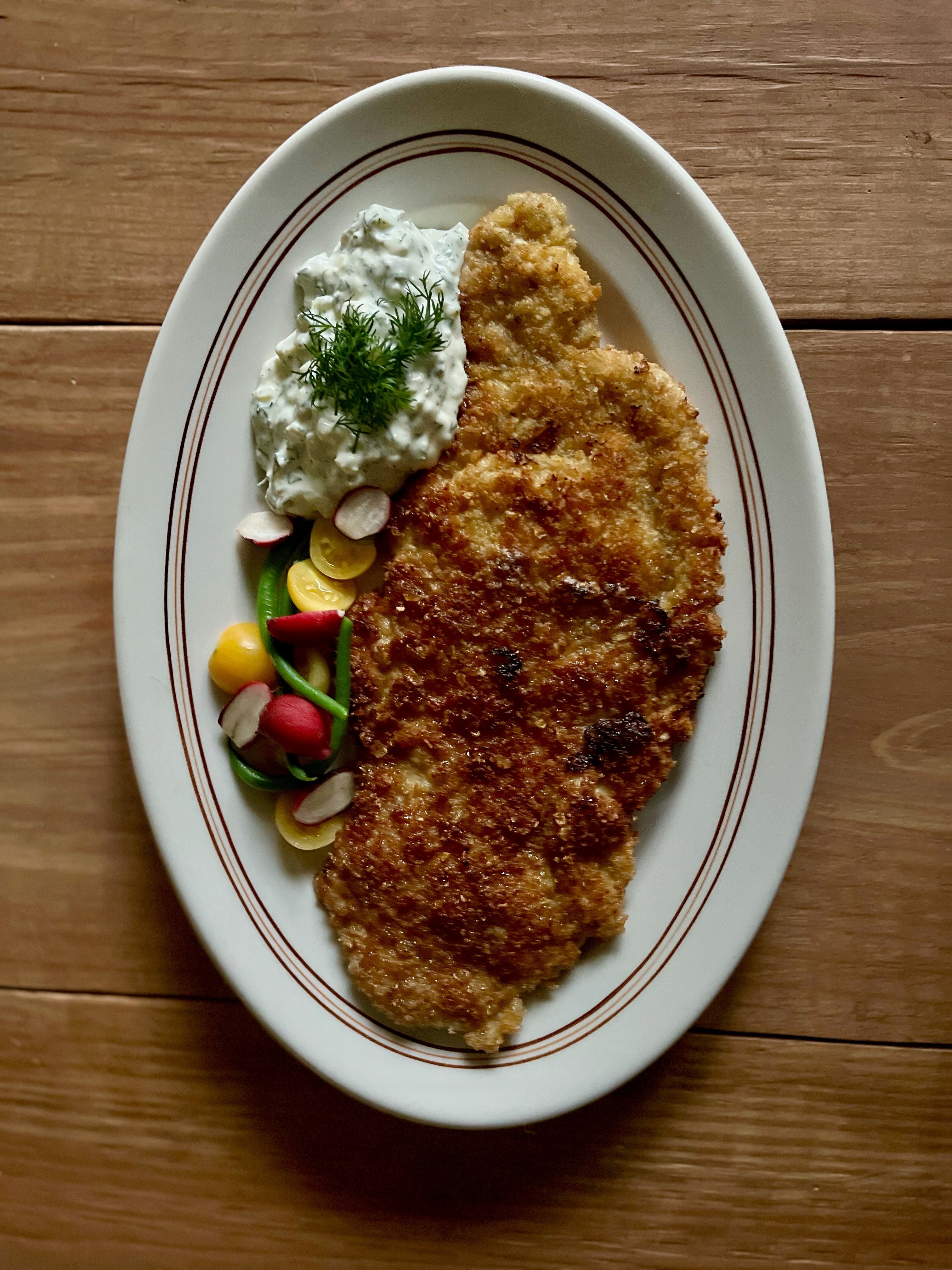 Turkey Cutlets with Pickle Dip – The Pedernal Project